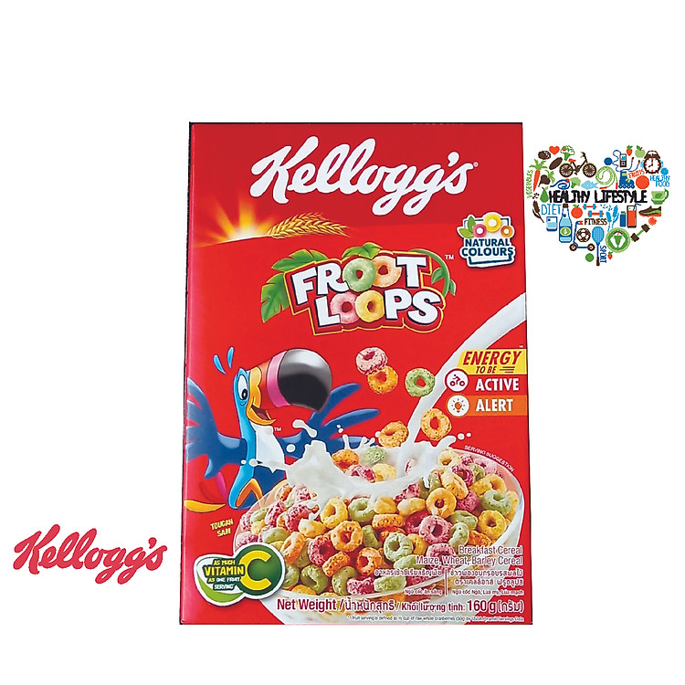 Ngũ Cốc Dinh Dưỡng Kellogg's Froot Loops (8852756303049)