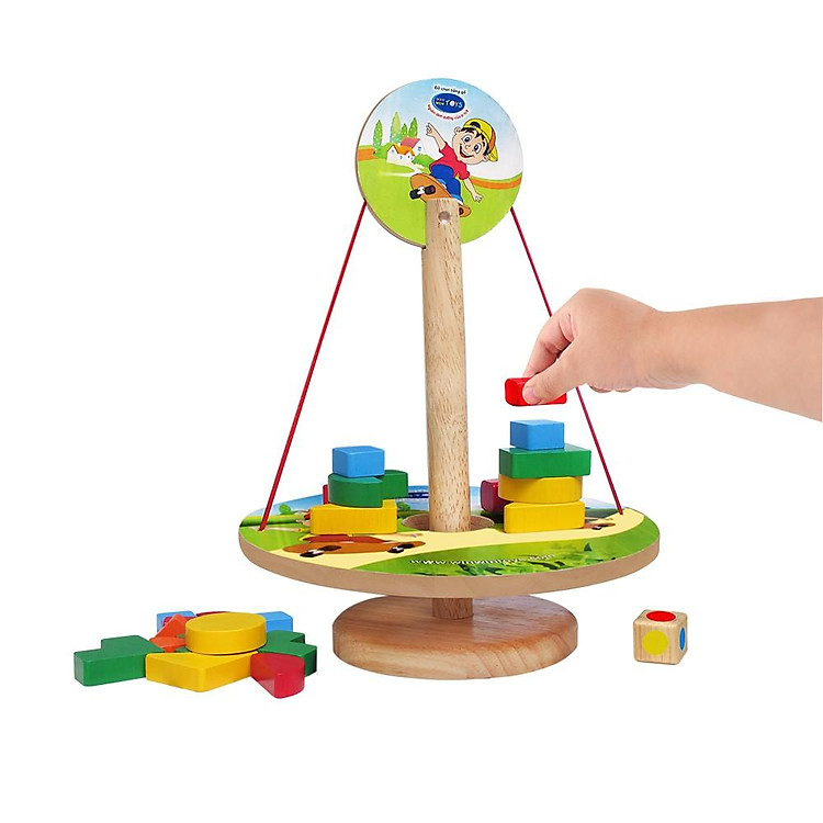 Đồ chơi gỗ Winwintoys - Đĩa cân bằng Chính hãng Giá rẻ - Hình ảnh 3