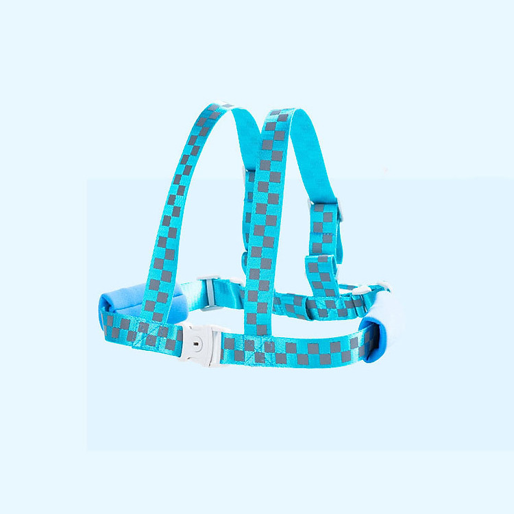 Dây Dắt Trẻ Em Chống Lạc Dạng Yếm Quấn Bụng, Lõi Thép Phản Quang Dài 2.5 Mét