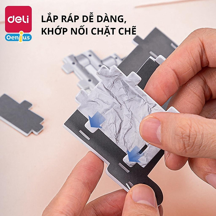 Mua Đồ Chơi Lắp Ráp 3D Vũ Trụ Deli Chính hãng Tiết kiệm - Hình ảnh 4