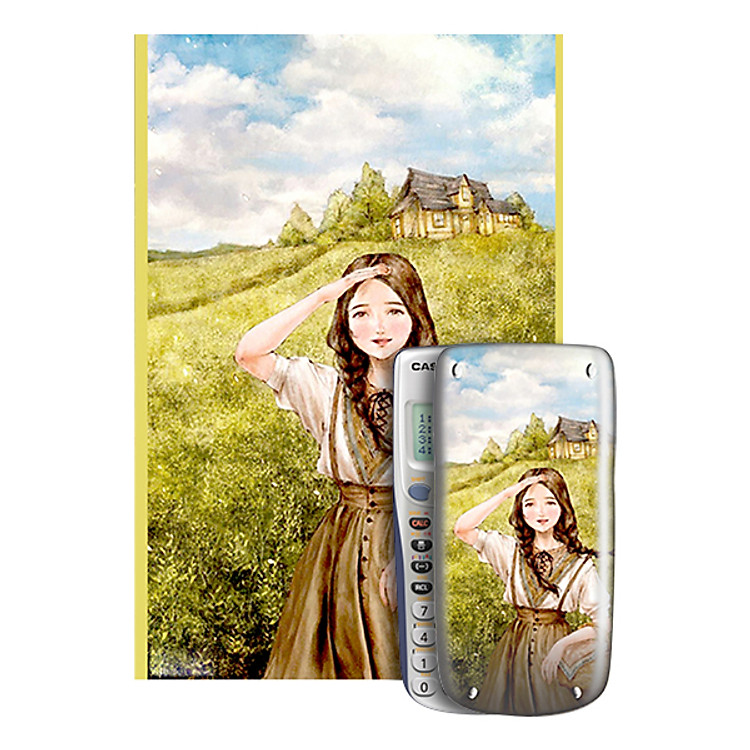 Decal Trang Trí Máy Tính Casio/Vinacal Ngộ Nghĩnh Dễ Thương CTE-085