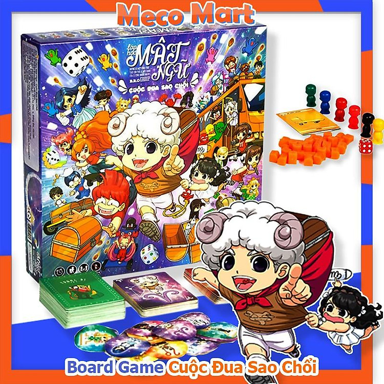 Bộ trò chơi Cuộc Đua Sao Chổi, Dòng Board Game Lớp Học Mật Ngữ 12 Cung Hoàng Đạo, Đồ Chơi Giáo Dục