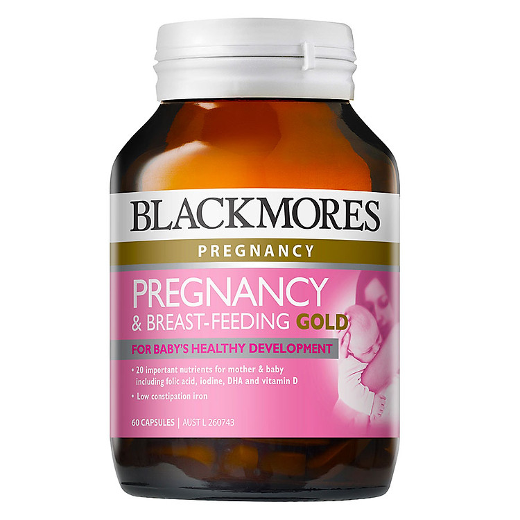 Thực Phẩm Chức Năng Blackmores Pregnancy and Breast Feeding Gold (60 viên)