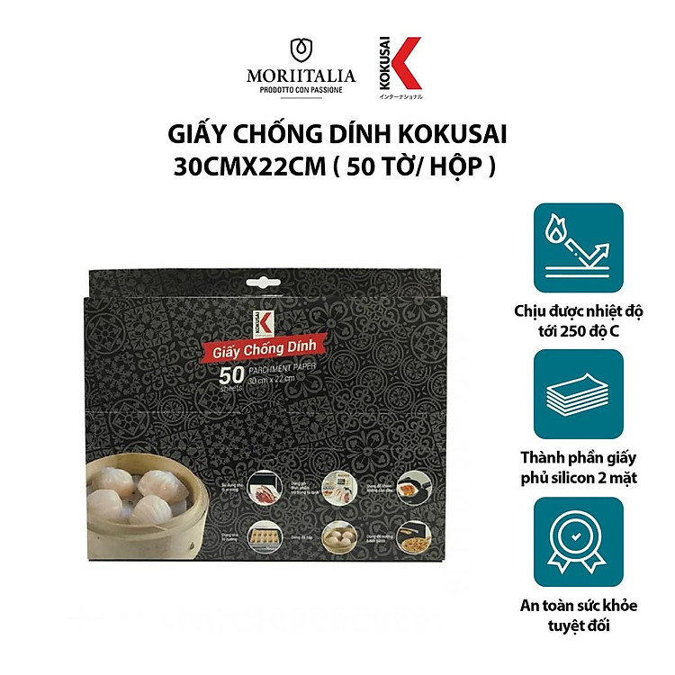 Giấy chống dính Kokusai 30cmx22cm (50 tờ / hộp) GCDD00004923