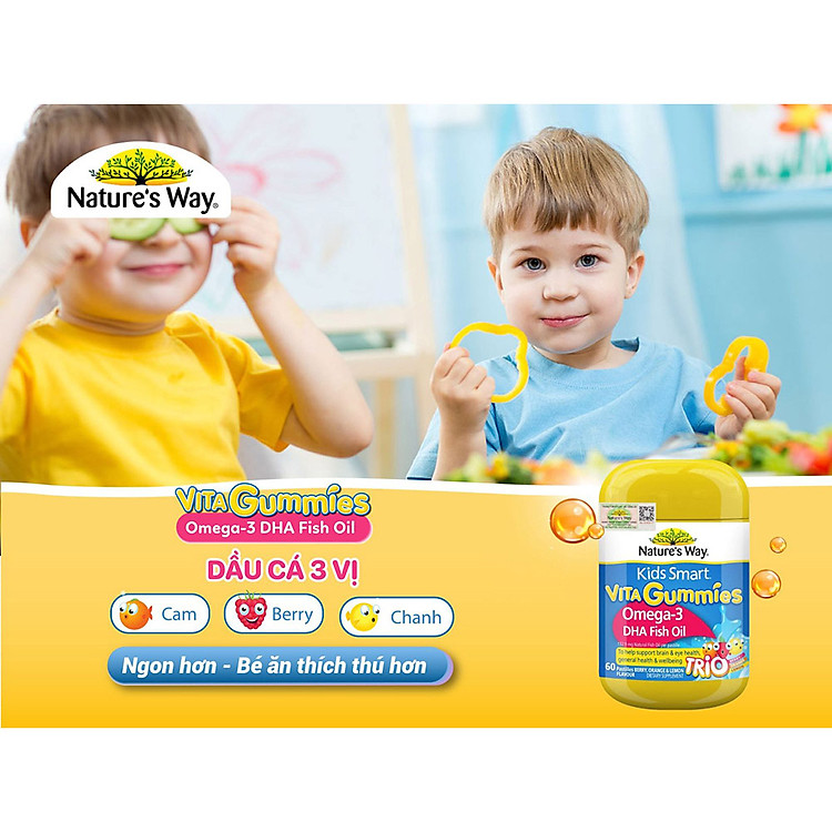 Nature's Way Kids Smart Omega-3 Gummies Tin cậy Ưu đãi - Hình ảnh 5