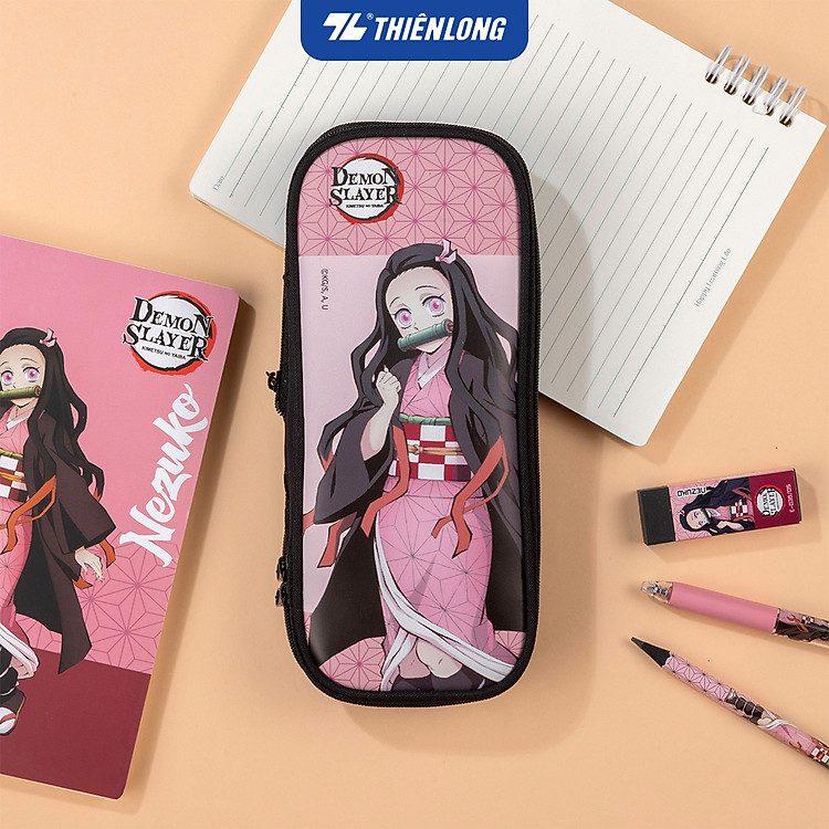 Túi Bóp Đựng Bút Demon Slayer PCA-022/DS – Hồng