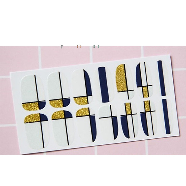 2 Miếng Dán Móng Tay Nail Wraps White