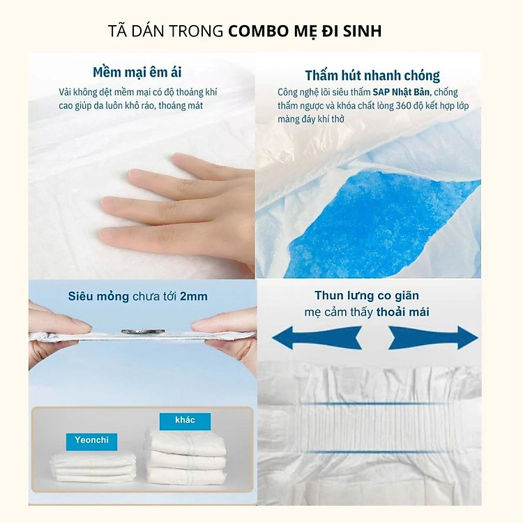 Mua Combo mẹ đi sinh Yeonchi tại Soc&Brothers Tiết kiệm - Hình ảnh 2