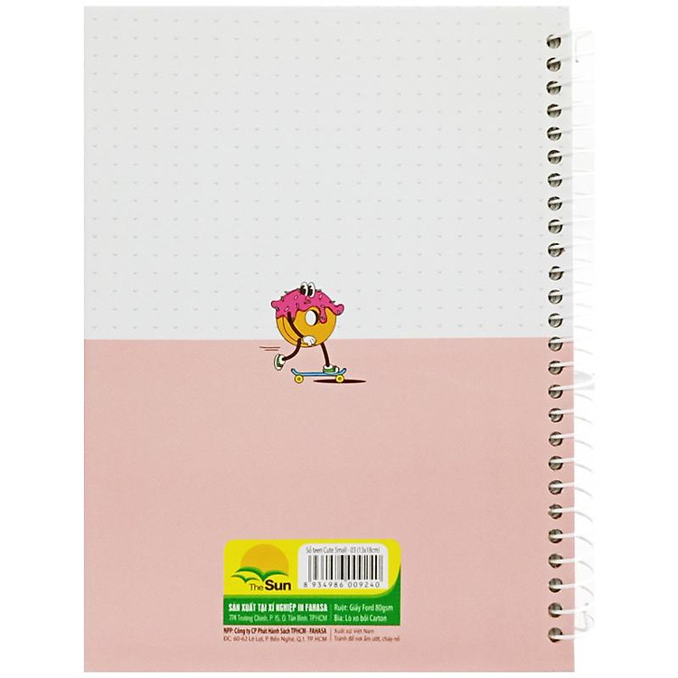 Sổ Lò Xo Teen Không Kẻ (80gsm) - Màu Hồng - Ảnh 4