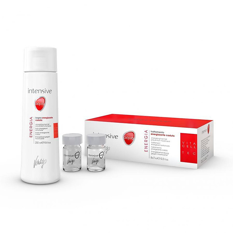 Bộ dầu gội chống rụng và huyết thanh kích thích mọc tóc Vitality's Energia