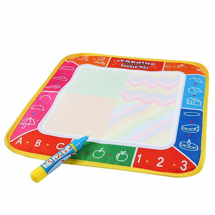 Thảm Vẽ Bút Nước Thần Kỳ Cho Bé 80x60 cm Tự Xóa Siêu Tiện Dụng