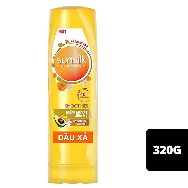 Dầu Xả Sunsilk Mềm Mượt Diệu Kỳ Cho Tóc Khô Xơ Chai 320g (113539) - 8934868156871