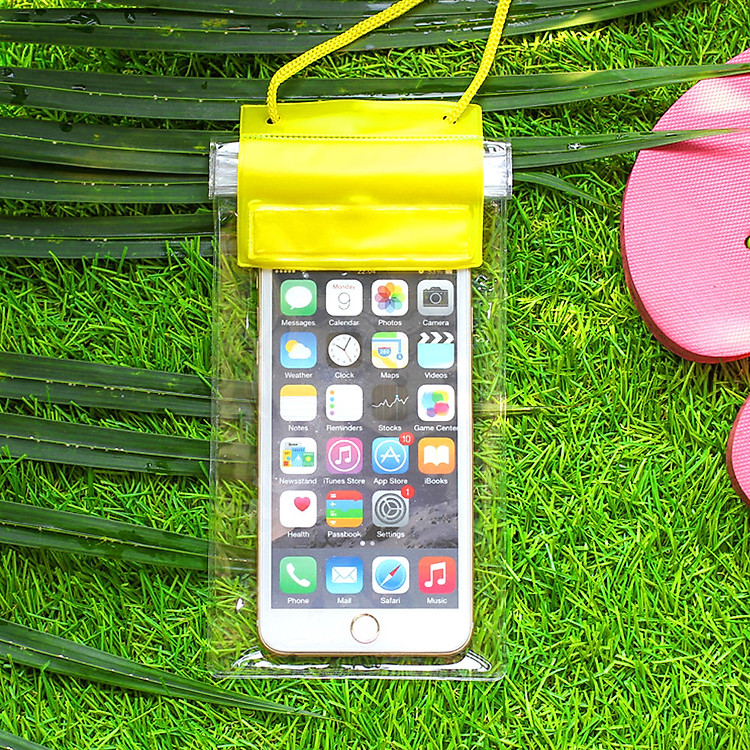 Túi chống nước, bảo vệ điện thoại, smartphone - Giữ điện thoại không bị dính nước khi đi mưa, đi bơi, đi biển - Giao màu ngẫu nhiên - Hàng Chính Hãng