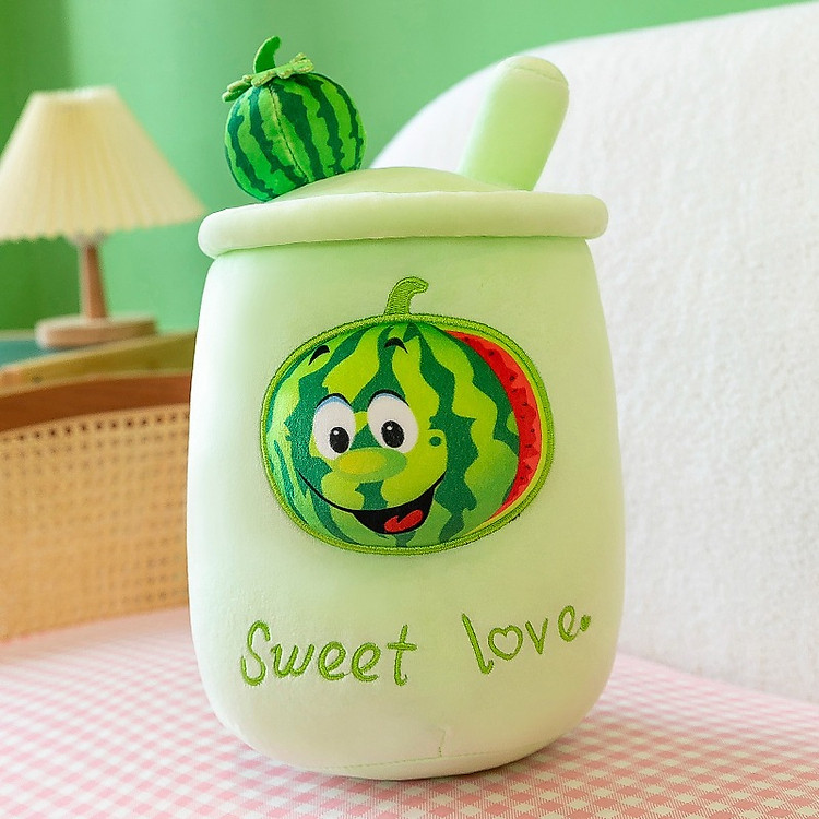 Gối ôm trà sữa trái cây Sweet Love Chính hãng Ưu đãi - Hình ảnh 3