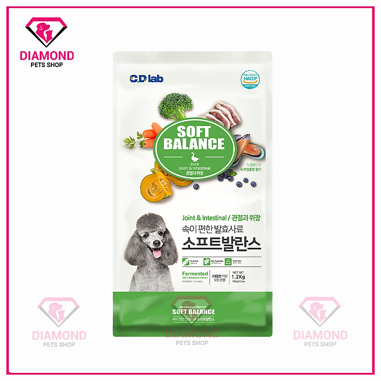 (100g/1.2kg) Soft Balance - Thức ăn hạt mềm TỐT CHO XƯƠNG KHỚP VÀ ĐƯỜNG RUỘT dành cho chó mọi lứa tuổi VỊ VỊT