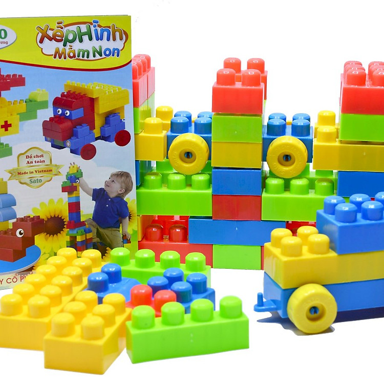 Mua tại MyKingdom: Đồ Chơi Xếp Hình Mầm Non Sato - Ngập tràn khuyến mãi