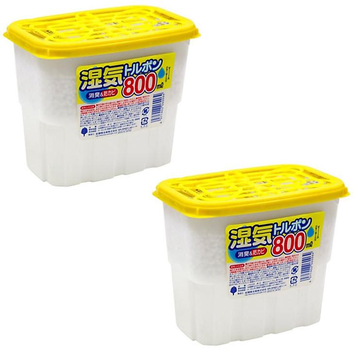 Combo 2 hộp hút ẩm 800ml nội địa Nhật Bản
