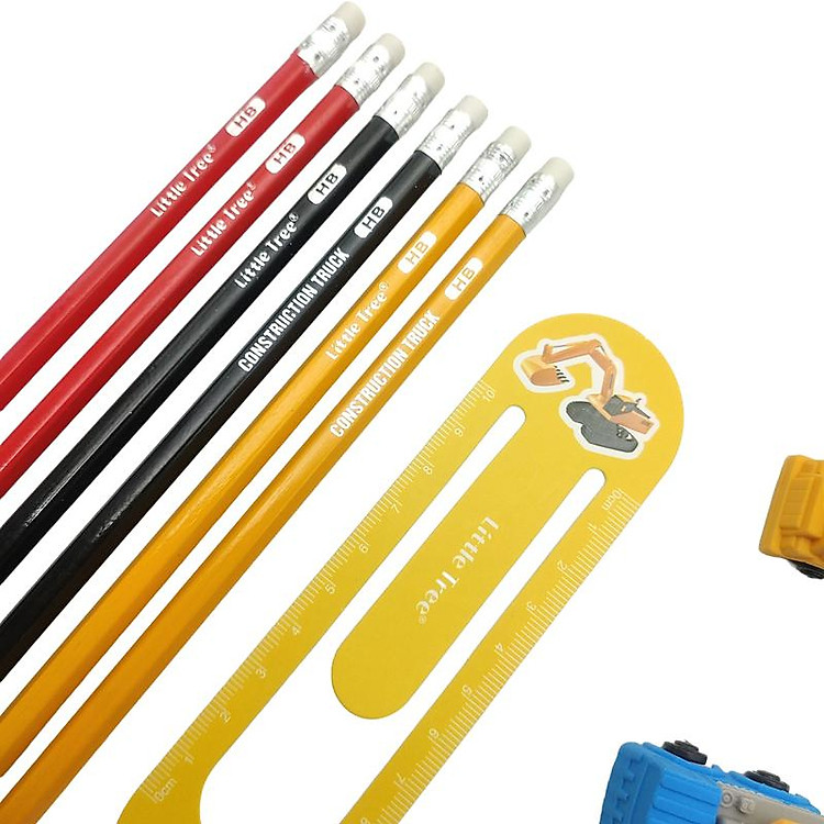 Bộ Dụng Cụ Học Tập Xe Công Trình Construction Truck (13 chi tiết) - Ảnh 3