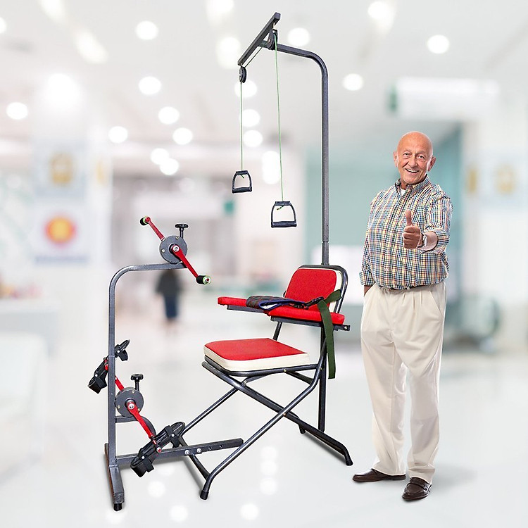 Thiết Bị Phục Hồi Chức Năng Zasami KZ cải tiến có đai giữ cố định người bệnh 3 trong 1