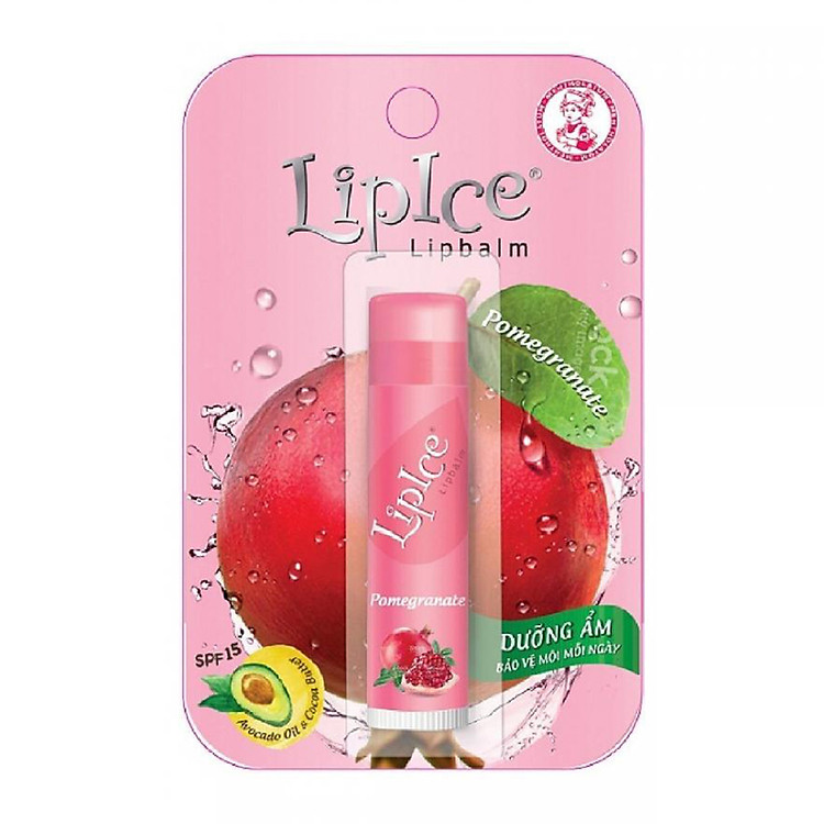 Son dưỡng không màu LipIce hương Lựu 4.3g