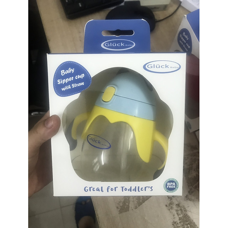 Bình tập uống Gluck Baby - Hồng Tiết kiệm - Hình ảnh 4