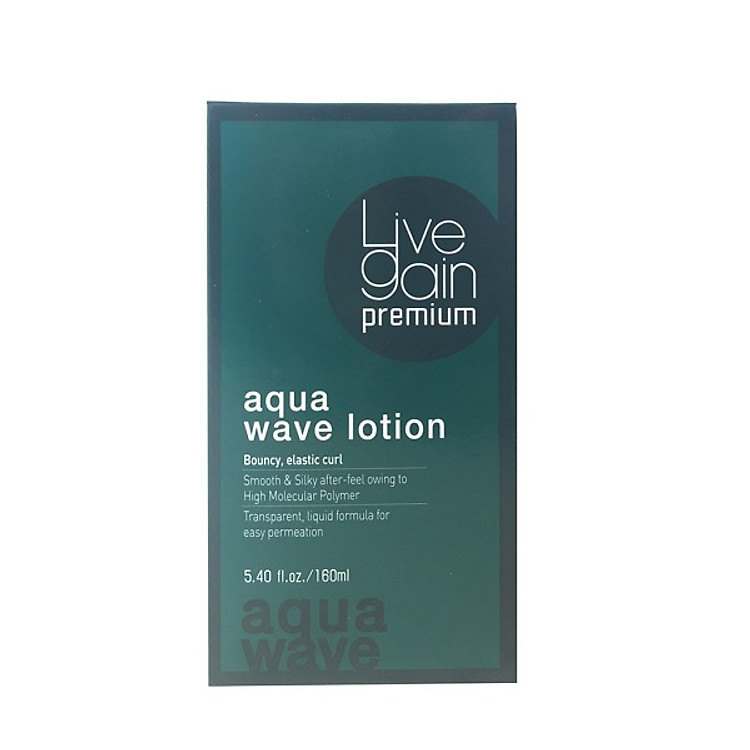 Thuốc uốn tóc, chỉ sử dụng trong salon chuyên nghiệp Livegain Premium AQUA Wave Lotion