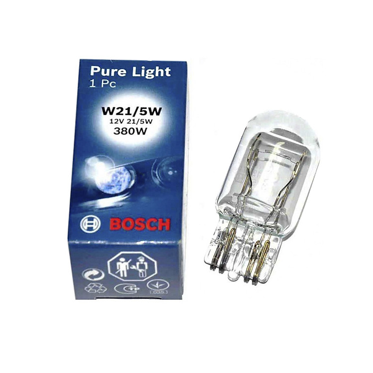 Bóng đèn xe ô tô, xe tải BOSCH Ánh sáng vàng W21/5W 12V 21/5W