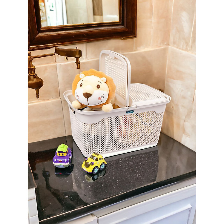 Mua Giỏ Làn Quai Xách Nắp Hoa Đa Năng Giá rẻ - Hình ảnh 5