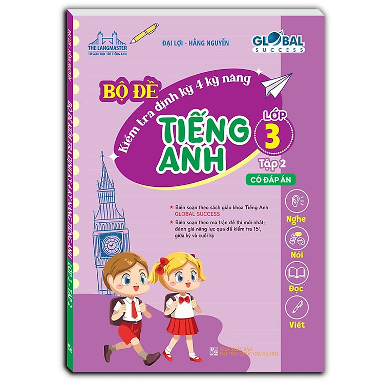 Global Success - Bộ Đề Kiểm Tra Định Kỳ 4 Kỹ Năng Tiếng Anh Lớp 3 - Có Đáp Án - Ảnh 3