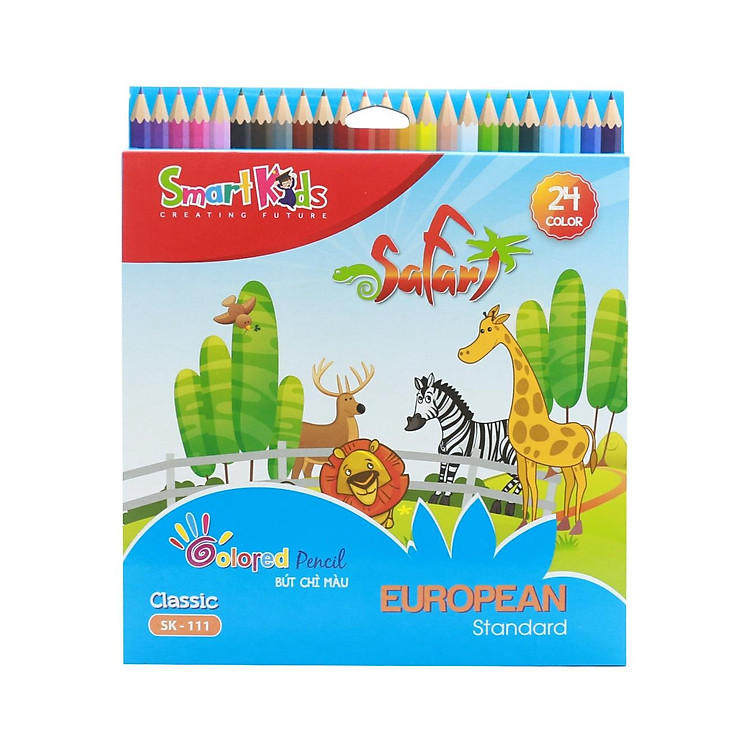 Bút Chì Màu Classic SK-111 (24 màu)