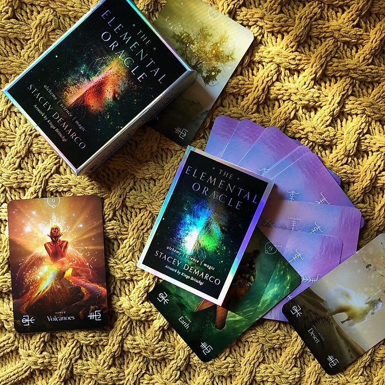 Bộ bài Oracle Elemental kèm quà tặng Chính hãng Tiết kiệm - Hình ảnh 5