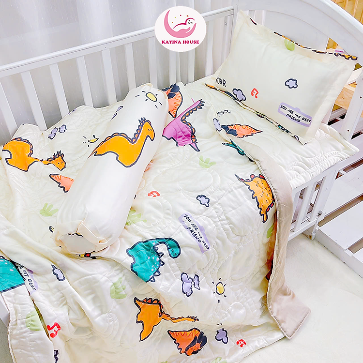 Chọn mua tại Shopee: Combo chăn gối nệm cho bé Khủng long mua giá tốt nhất tại Shop Mall