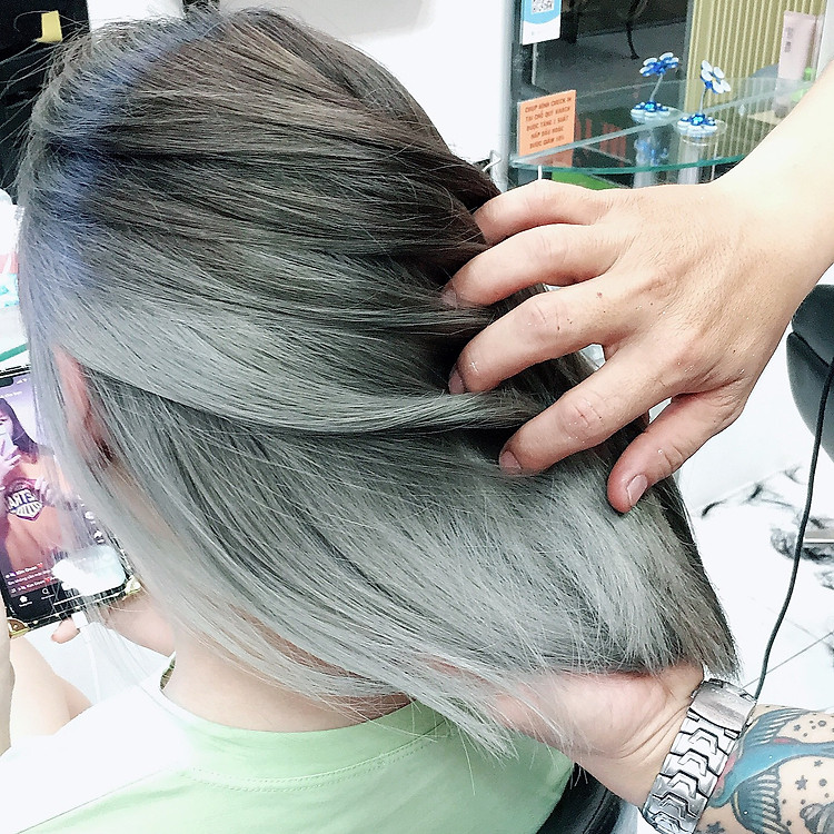 Salon JUVi - Combo 01 trong 04 Gói Làm Tóc UỐN / DUỖI / NHUỘM / BẤM + Gội + Hấp Colgen + Sấy Tạo Kiểu