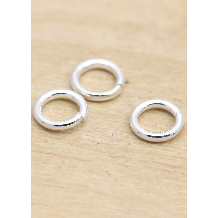 Combo charm bạc khoen tròn hở - Ngọc Quý Gemstones