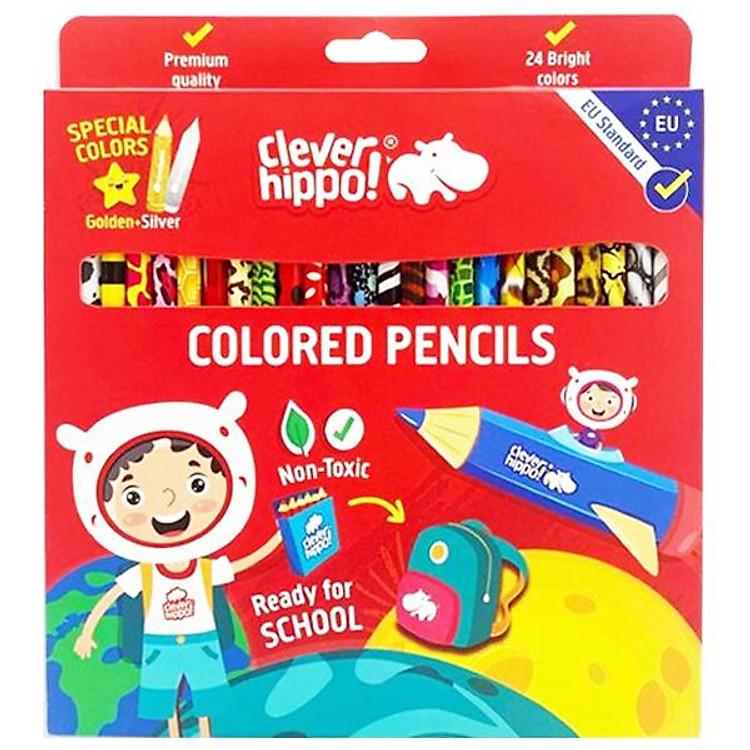 Bút Chì Màu Tropical Jungle (24 chiếc)