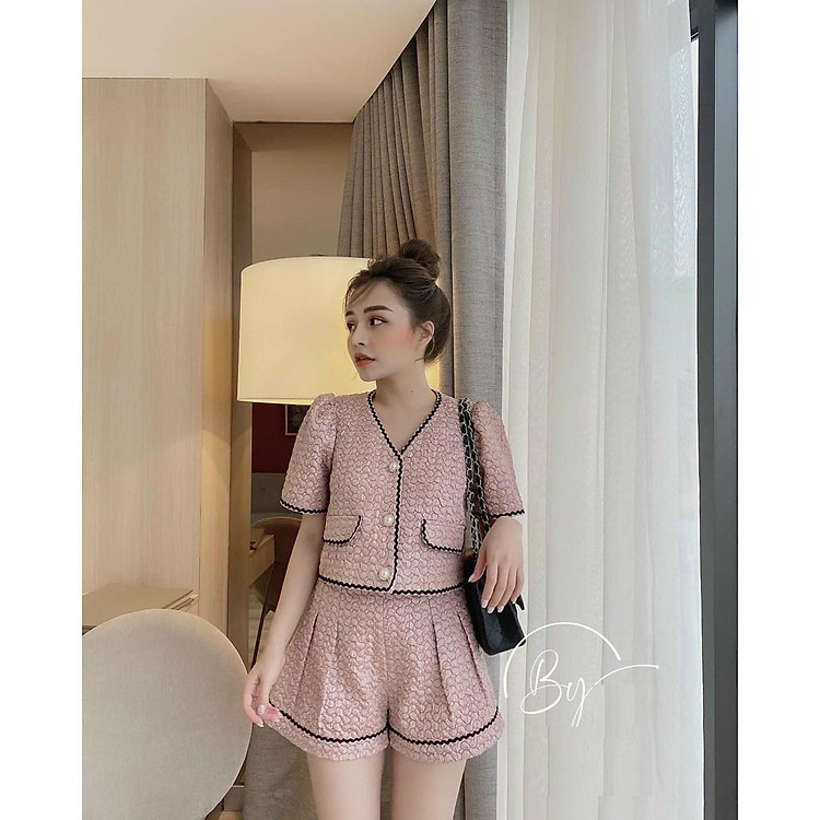 Sét áo kiểu quần đùi chất xốp