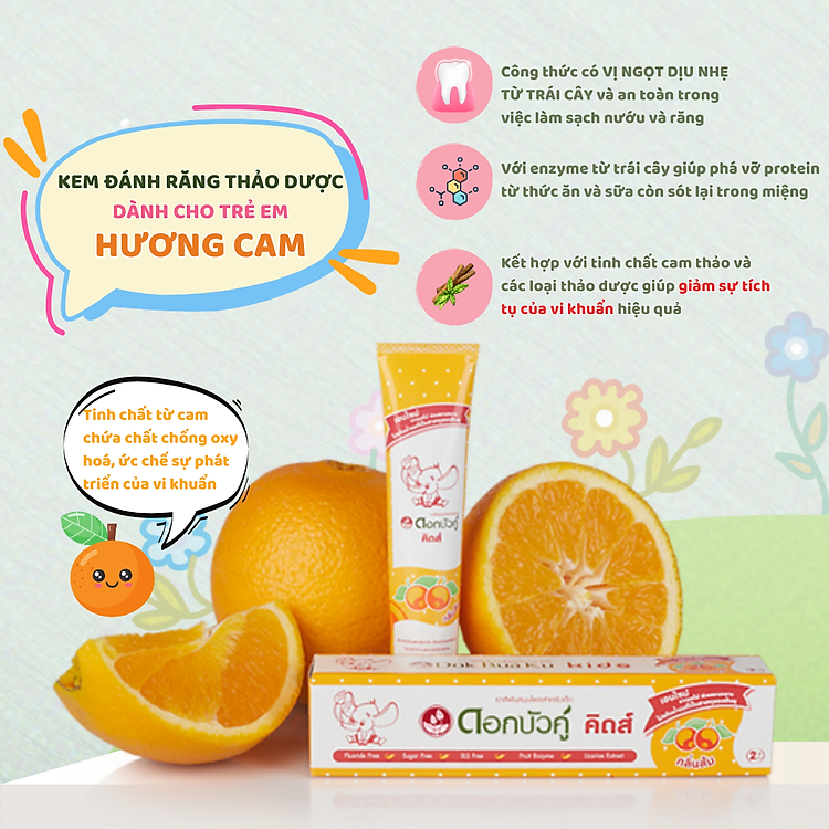 COMBO 6 HỘP Kem đánh răng Dokbuaku Chính hãng Giá rẻ - Hình ảnh 4