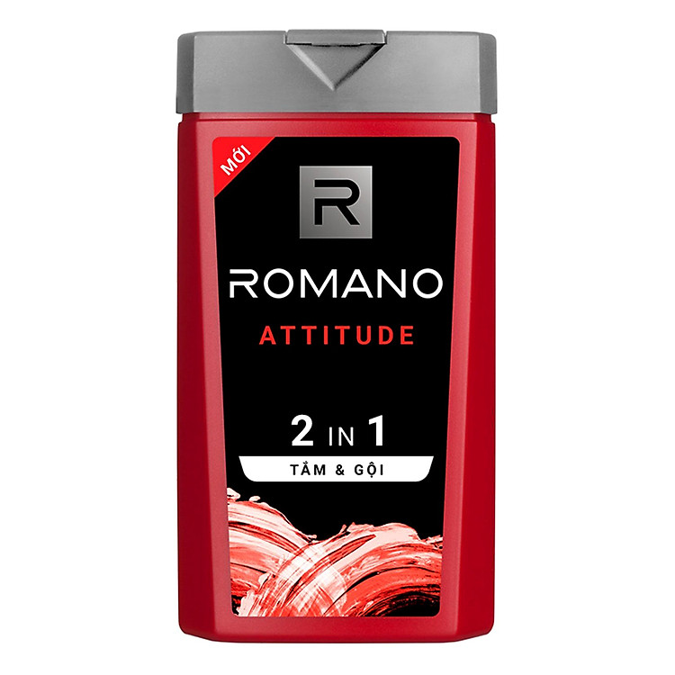 Dầu Tắm gội 2 trong 1 Romano Attitude
