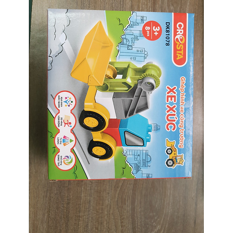 Đồ Chơi Xếp Hình Xe Công Trường DK81078 Chính hãng Giá rẻ - Hình ảnh 3