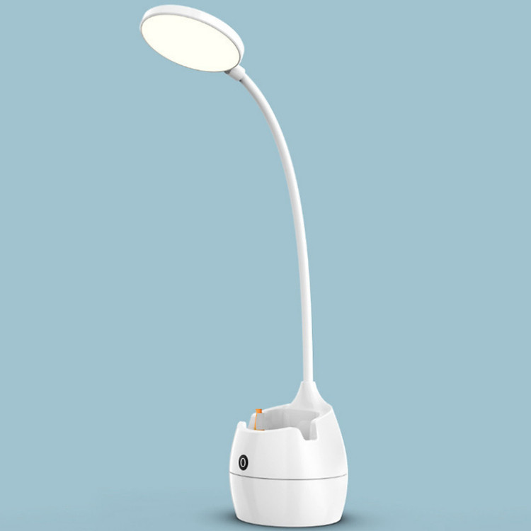 Đèn bàn học kiêm đọc sách Smiling Shark, tích hợp sạc dự phòng và hộp bút