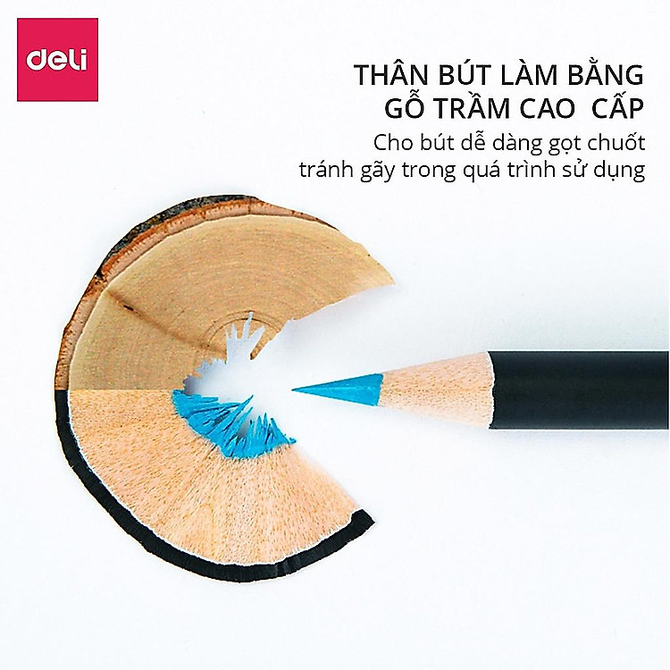 Bút Chì Màu Deli (24 màu) - Ảnh 5