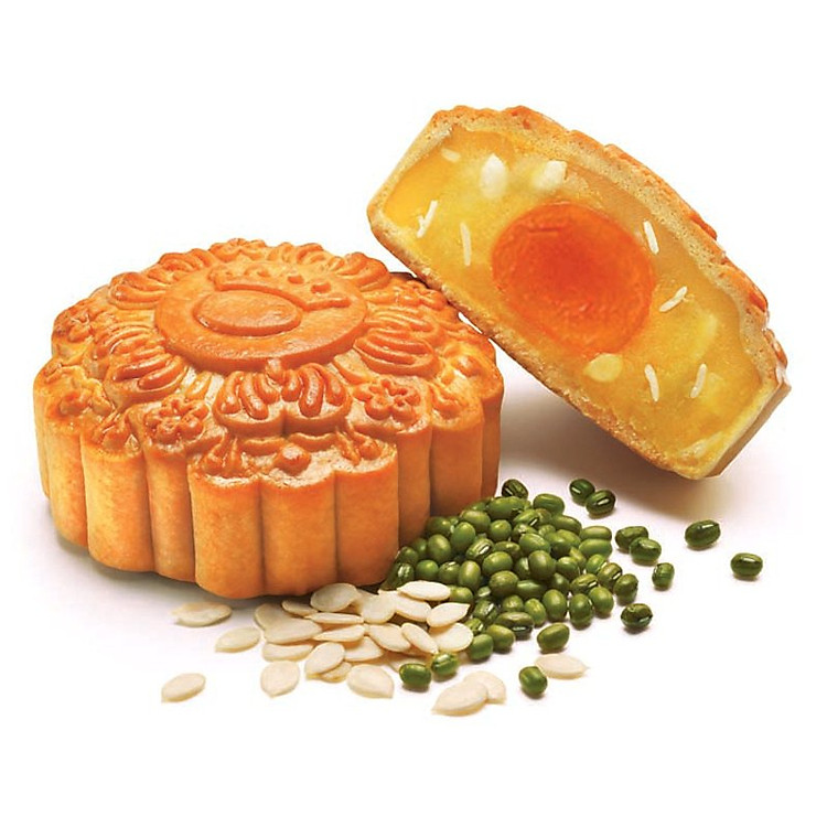 Bánh Trung Thu Kinh Đô - Đậu Xanh Hạt Dưa 2 Trứng Đặc Biệt (250g)