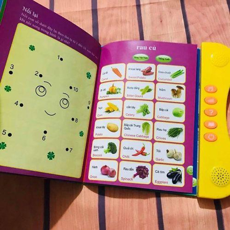 Mua Đồ chơi sách nói song ngữ cho bé Chính hãng Tiết kiệm - Hình ảnh 3