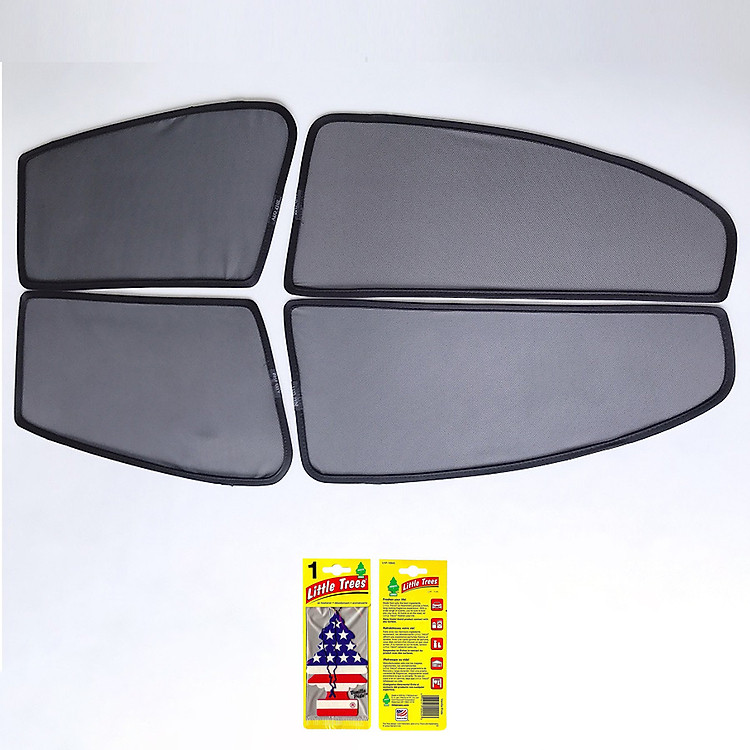 Bộ rèm che nắng ô tô nam châm theo xe HONDA CITY - Hàng Chính Hãng - Quà tặng cây thông thơm treo xe