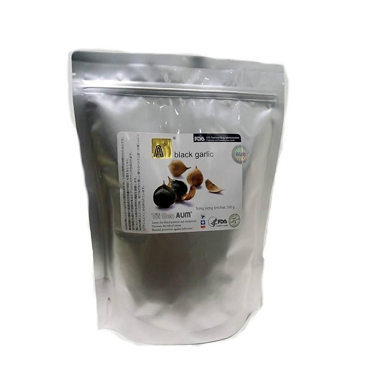 Tỏi đen cô đơn nguyên vỏ AUM 500g