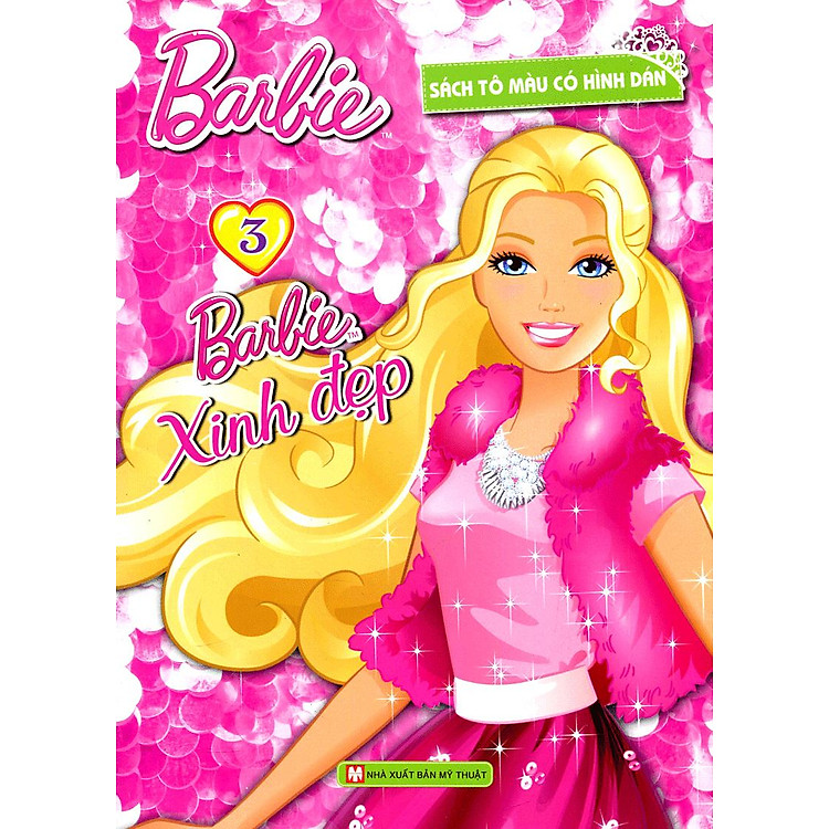 Tô Màu Có Dán Hình - Barbie Xinh Đẹp - Ảnh 7
