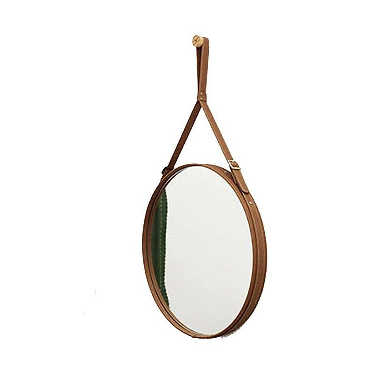 Gương Tròn Treo Tường Dây Da Simily