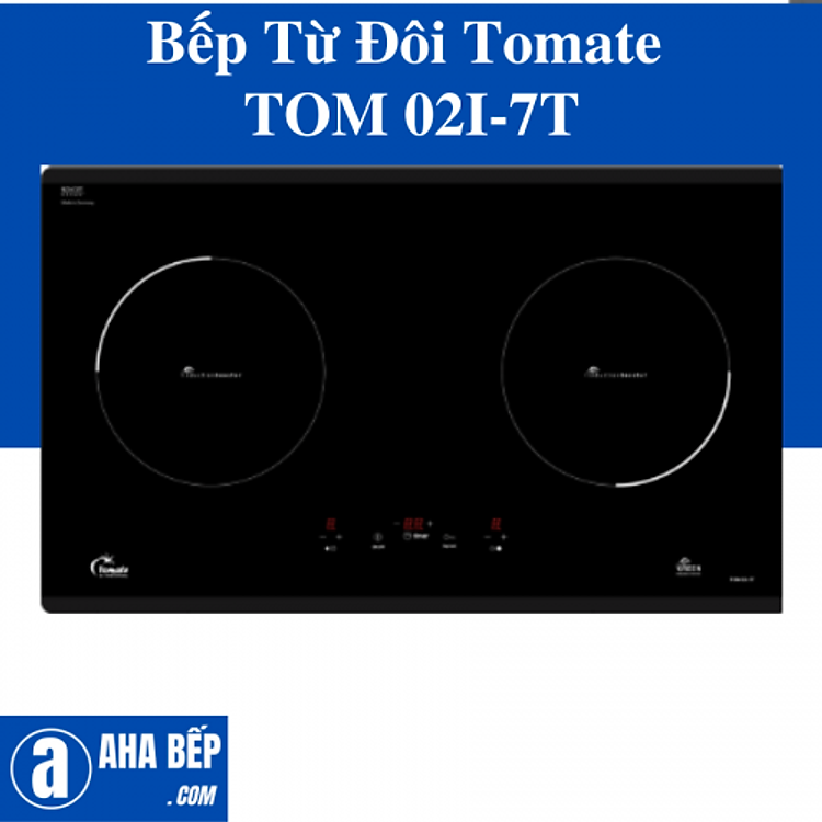 Bếp Từ Đôi Tomate TOM 02I-7T. Hàng Chính Hãng