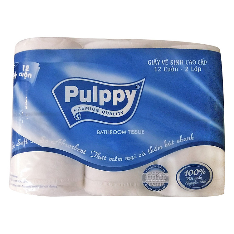 Giấy Vệ Sinh Pulppy AFH (12 Cuộn)