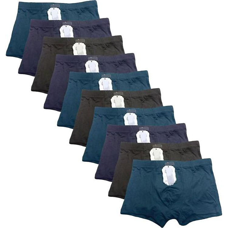 Bộ 10 Quần Lót Nam Đúc Nhiều Màu SoYoung 10MEN DL 008 (Free Size)